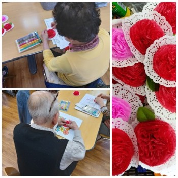 어버이날 행사 카네이션 만들기 이미지