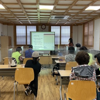 2021년 디지털역량강화사업 청춘스마트폰교실 중급교육 실시 이미지