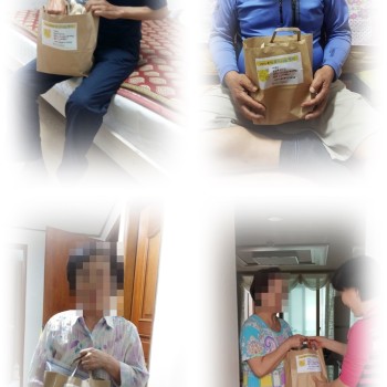 송산노인종합복지관추석특식지원행사 진행 이미지