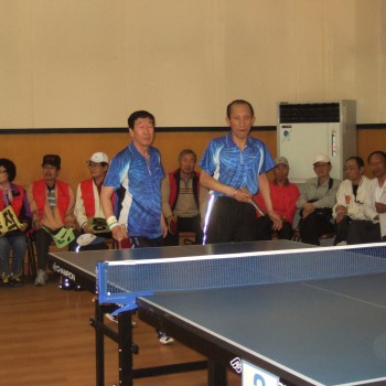 서울, 경기 노인복지관 탁구대회 참가 이미지