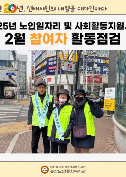 [2025년 노인일자리 및 사회활동지원사업] 2025년 노인일자리 및 사…